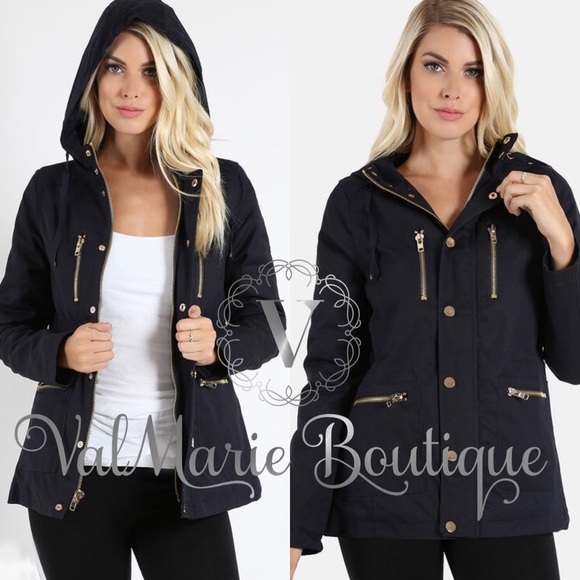 ValMarie Jackets & Blazers - 📍SALE📍Navy Utility Jacket