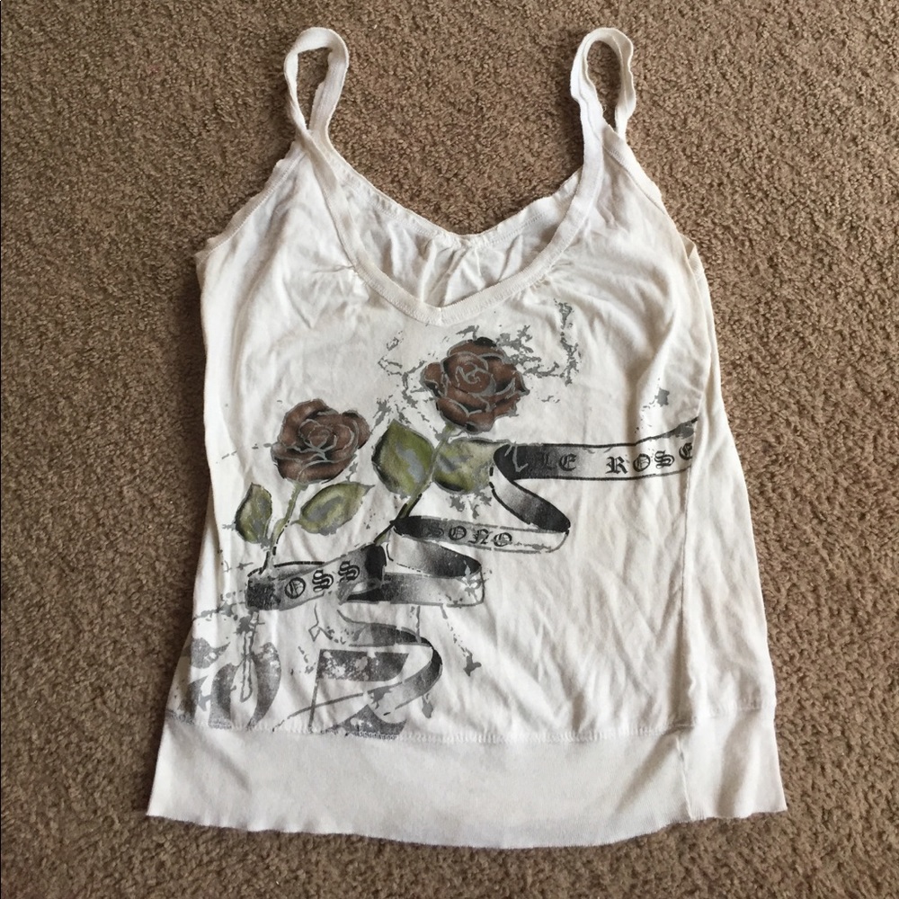 Rose tank top