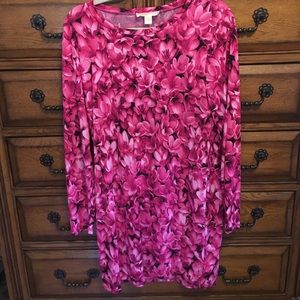 Long sleeve floored dress
