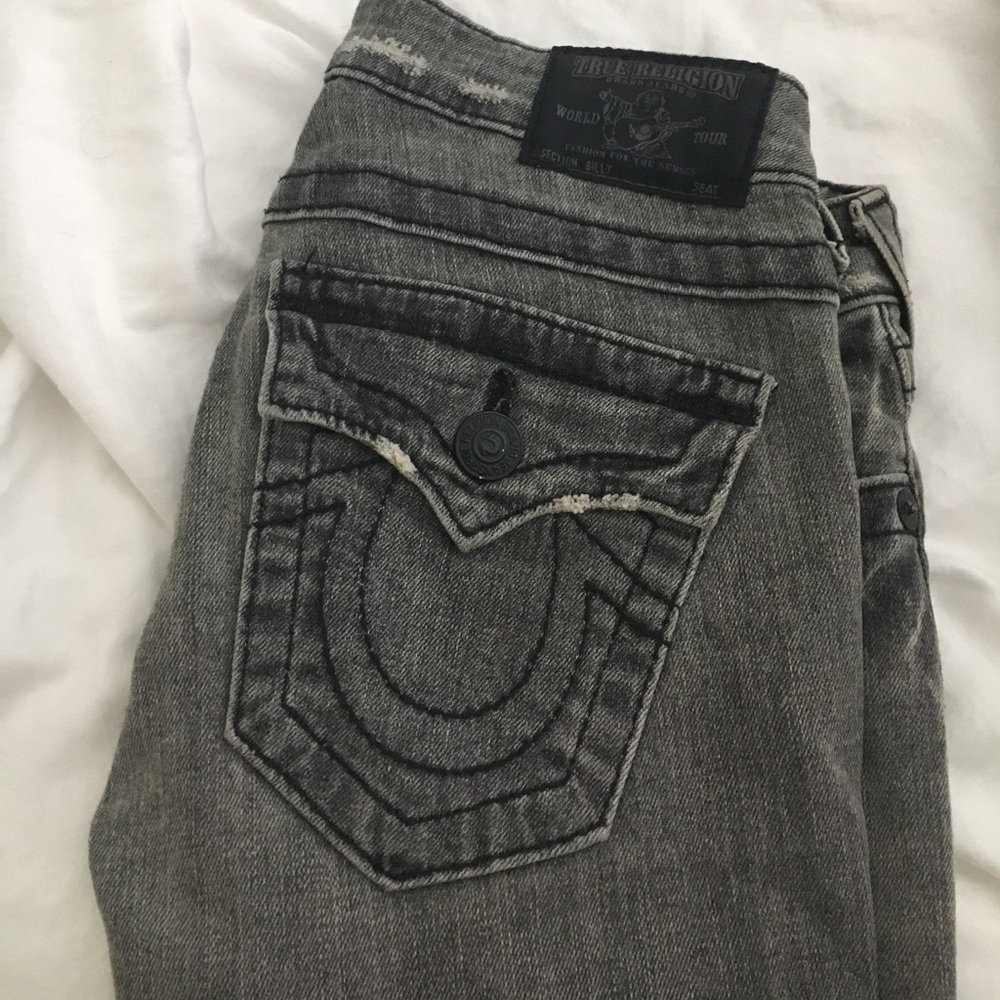 True religion grey jeans