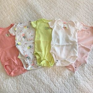 Set of 5 onesies