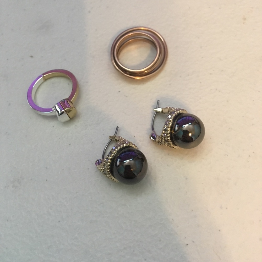 COS rings and earrings bundle