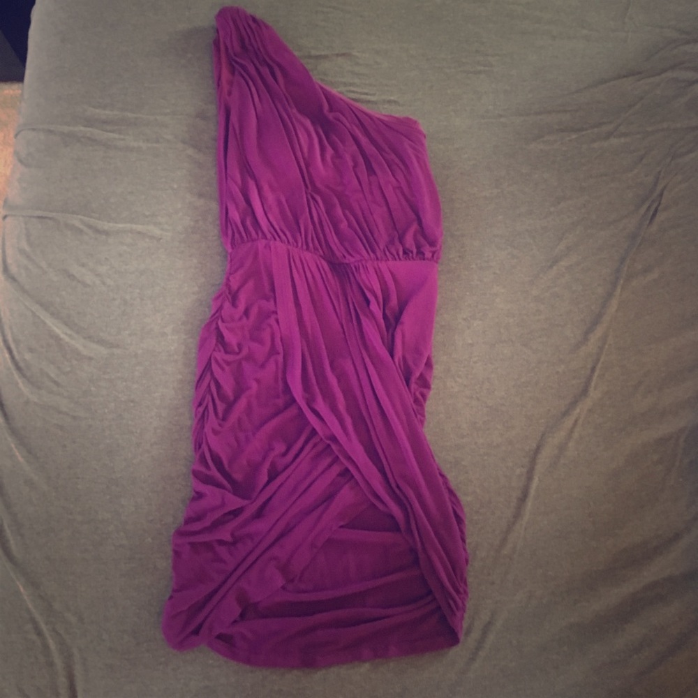 Gorgeous purple mini dress