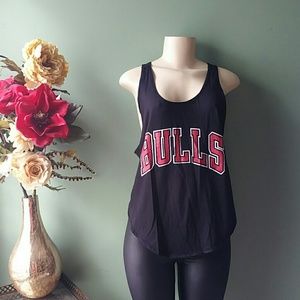 Bulls logo sleeveless tshirt