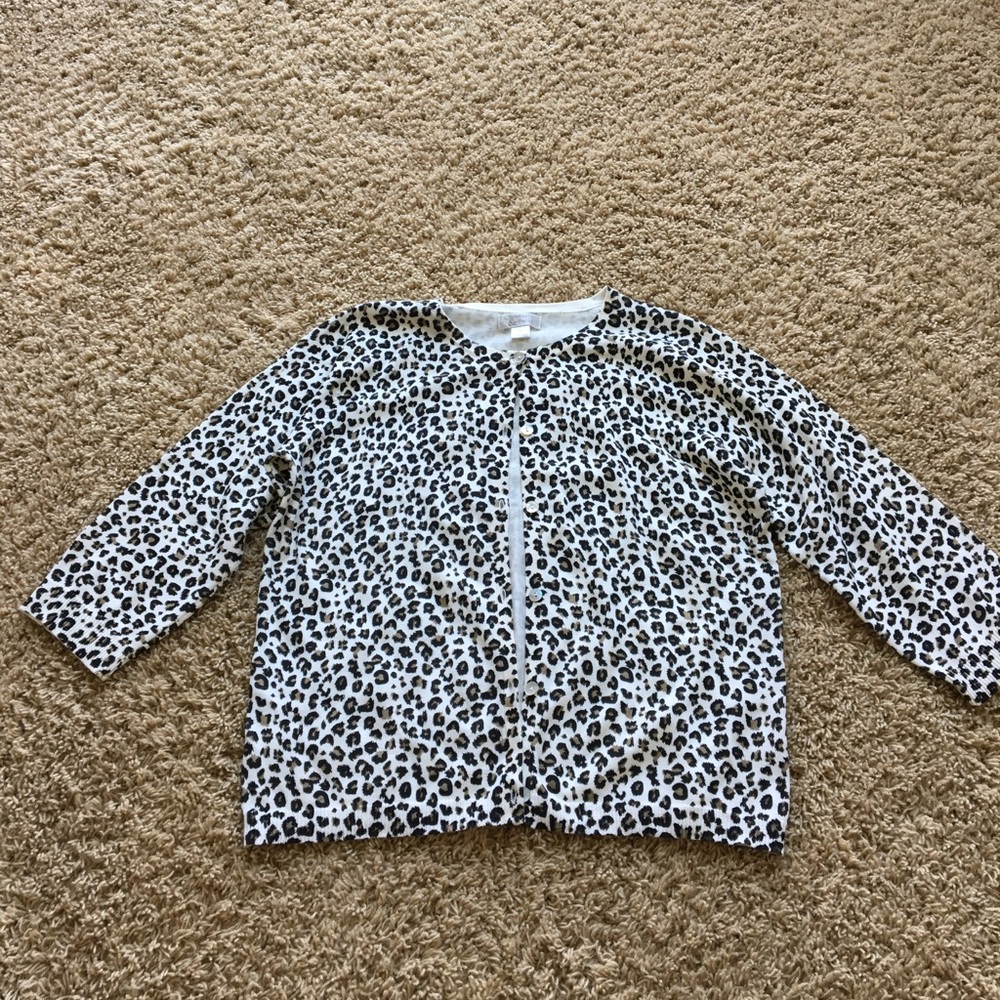 Leopard print sweater
