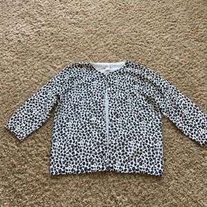 Leopard print sweater