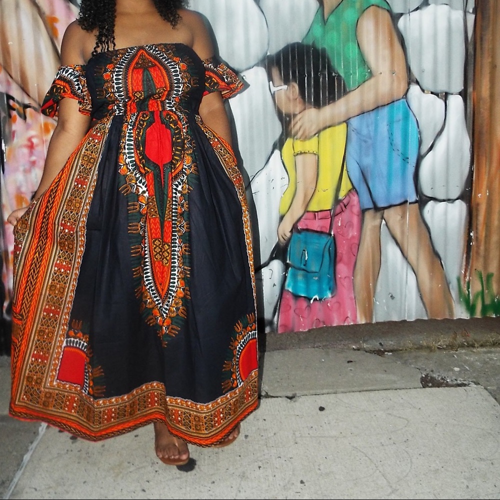 African Print two piece