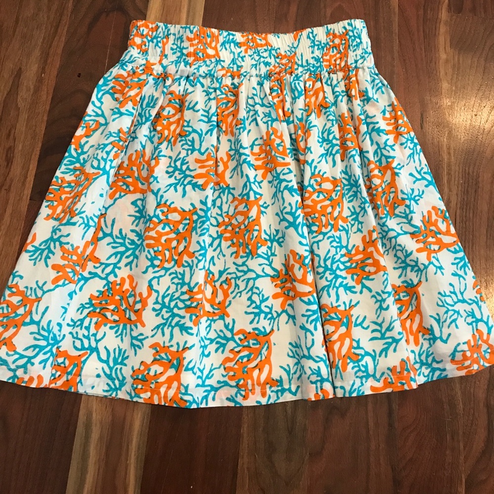Top it off XS coral skirt