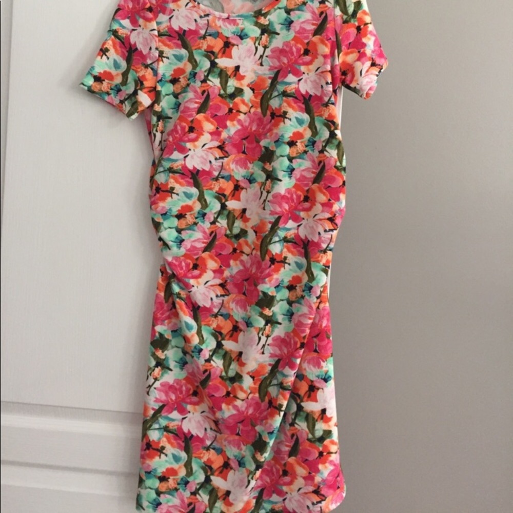 Pink blush maternity dress