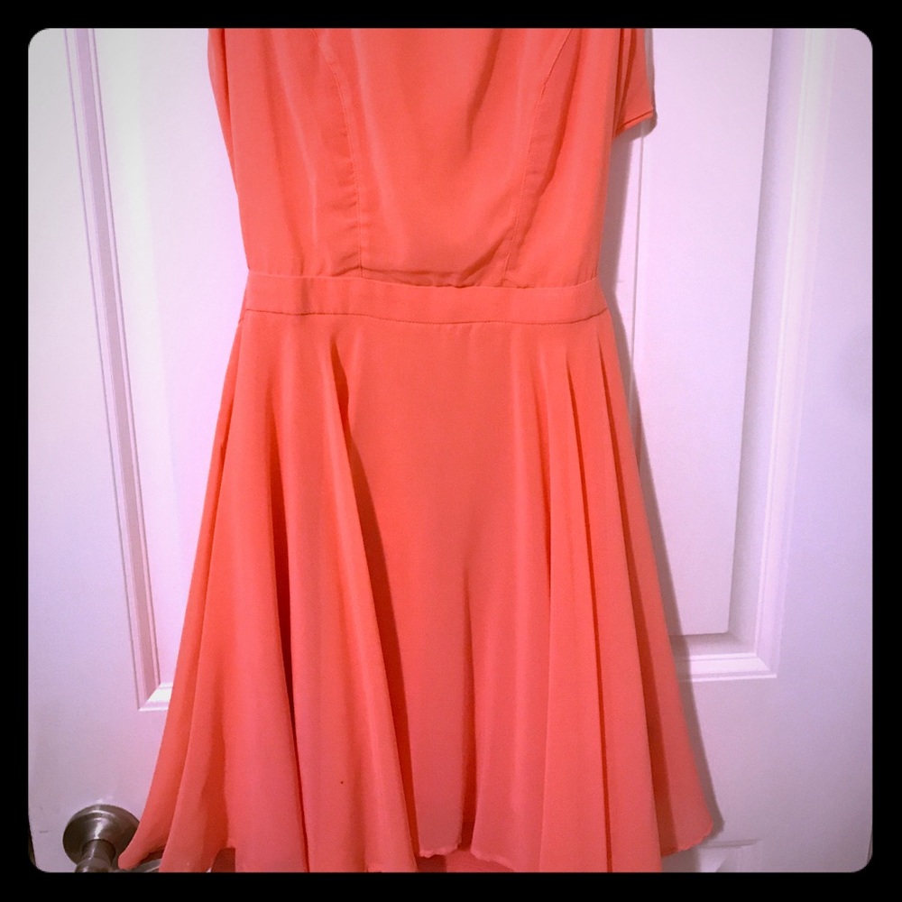 Dress with open back