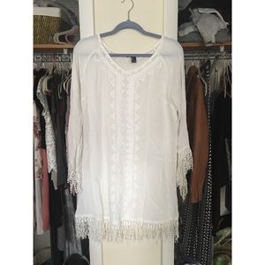 Forever 21 boho fringe dress