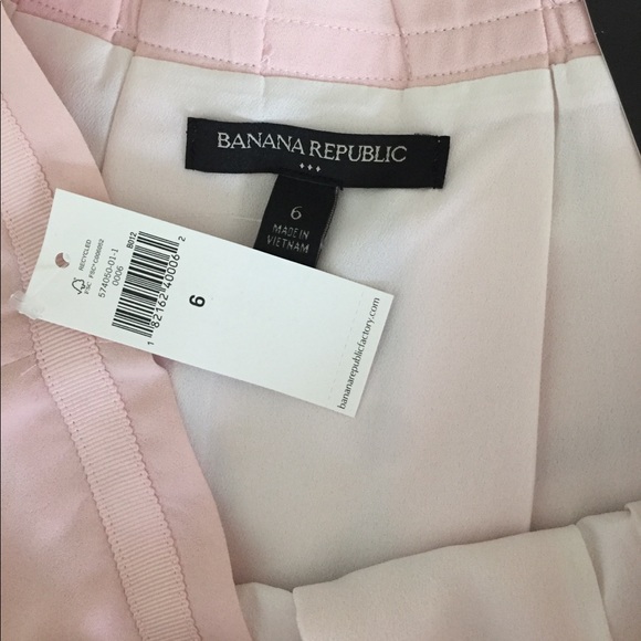 Banana Republic Blush Chiffon Skirt 6 NWT - Picture 2 of 4