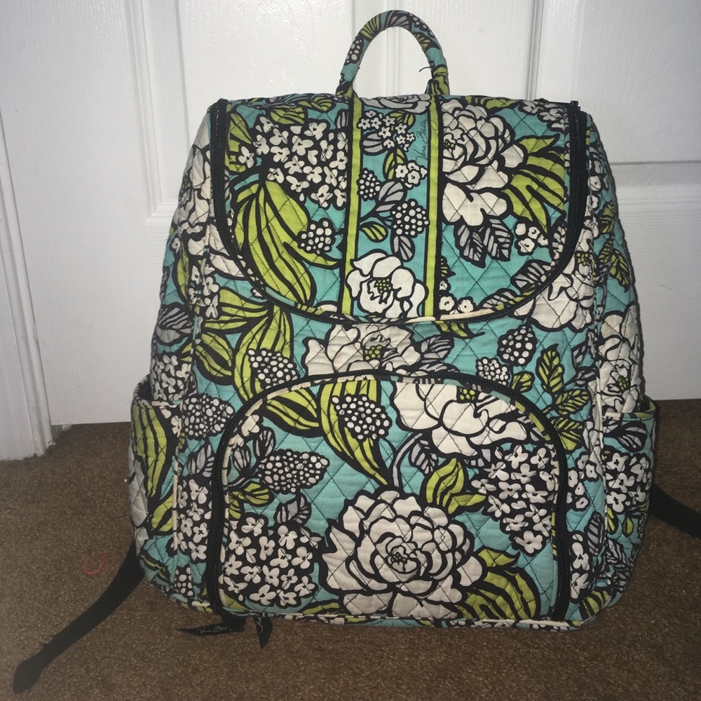 Vera Bradley island blooms backpack