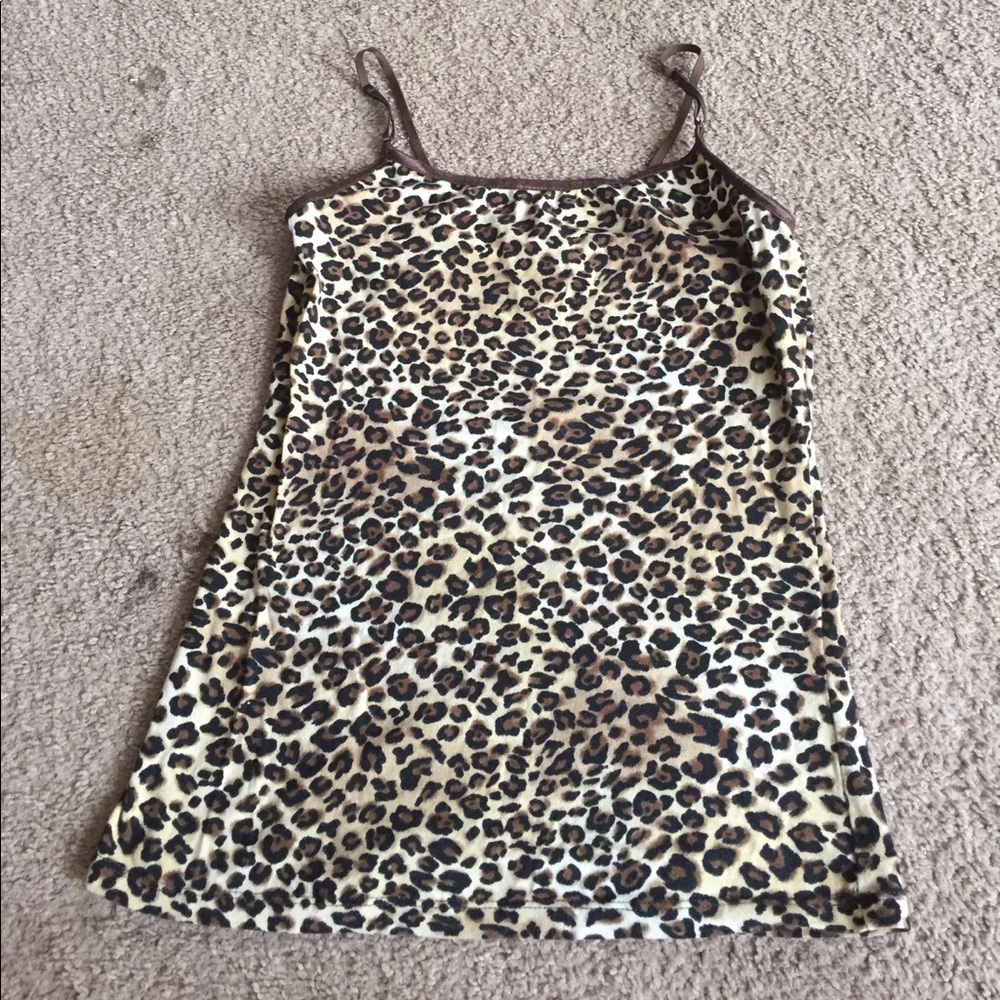 Leopard tank top
