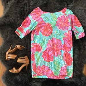 Lilly Pulitzer Shorely Blue Bellina  Shift Dress