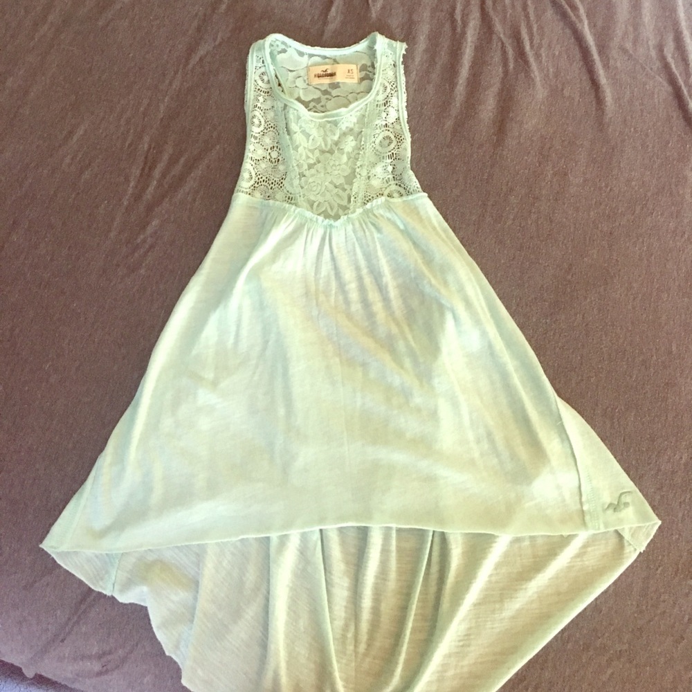 Lace detailed tank top