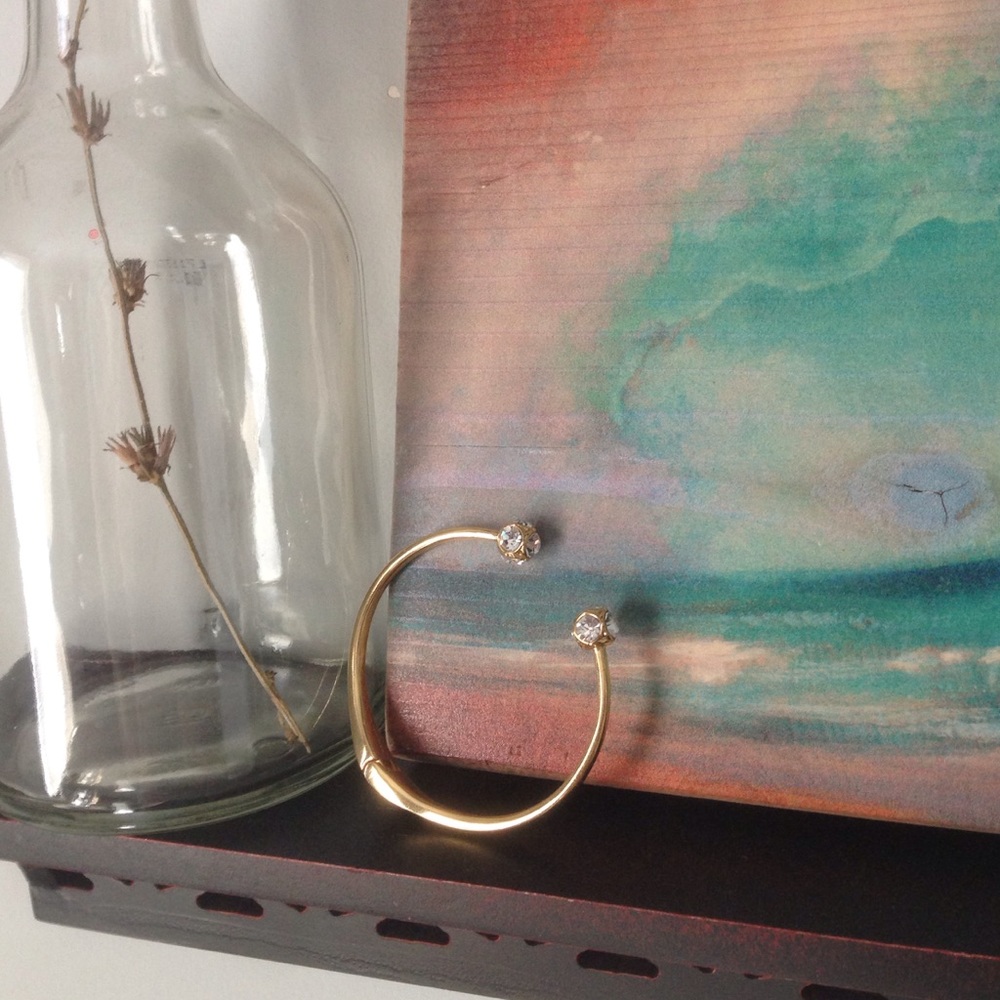 Kate Spade gold tone bangle
