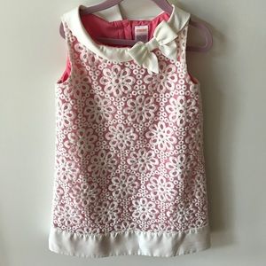 Gymboree Pink & White Jackie O Dress Sz 6