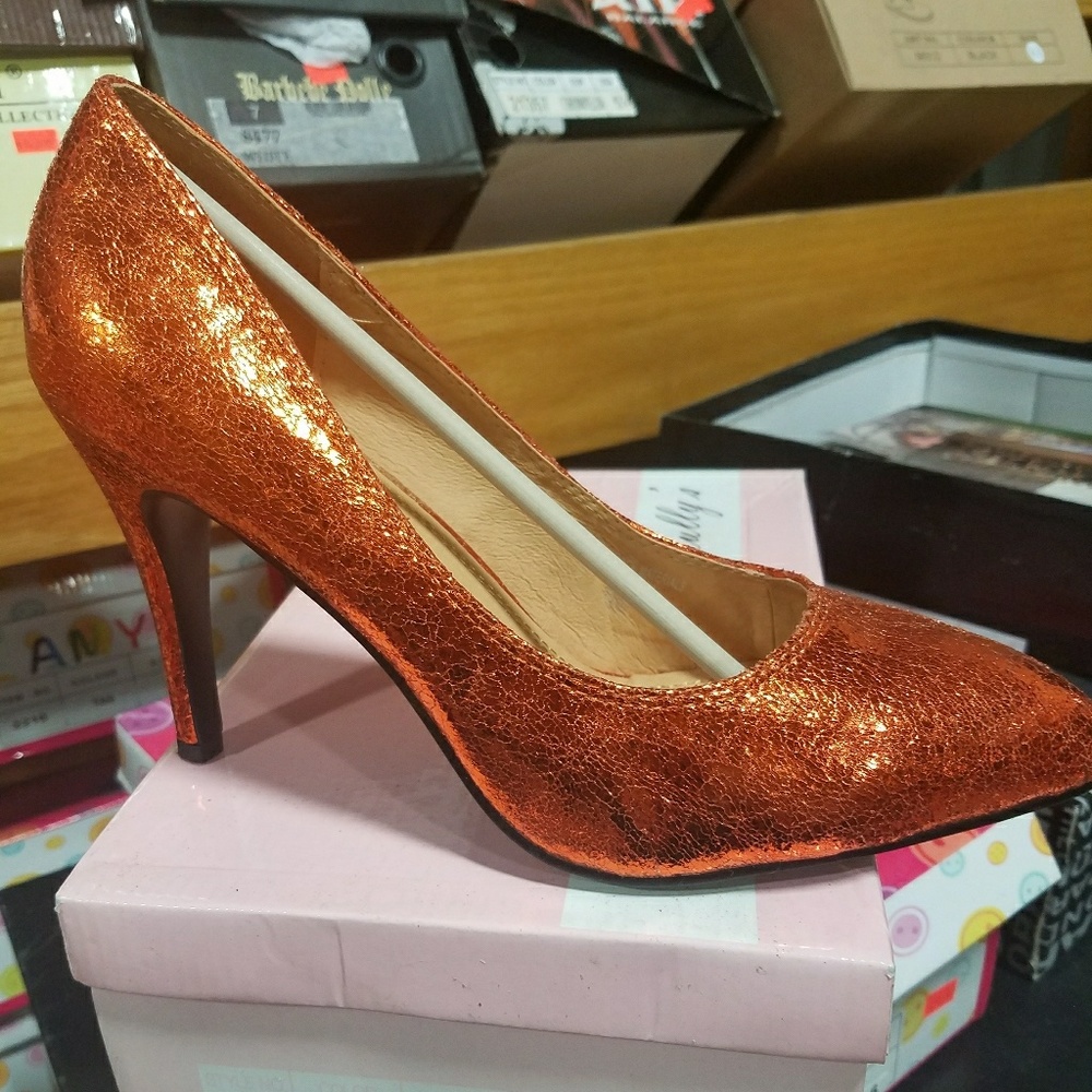 Orange heels