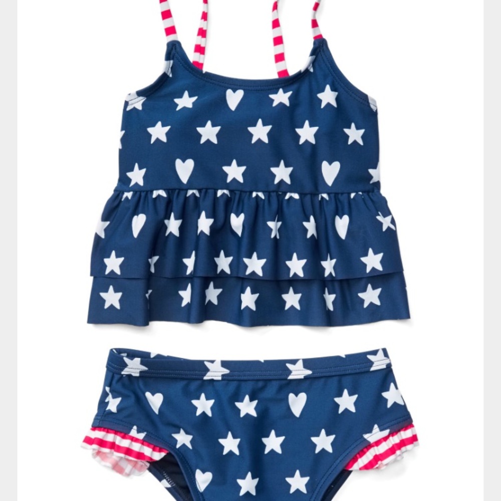 GAP Stars and Stripes two-piece swimsuit