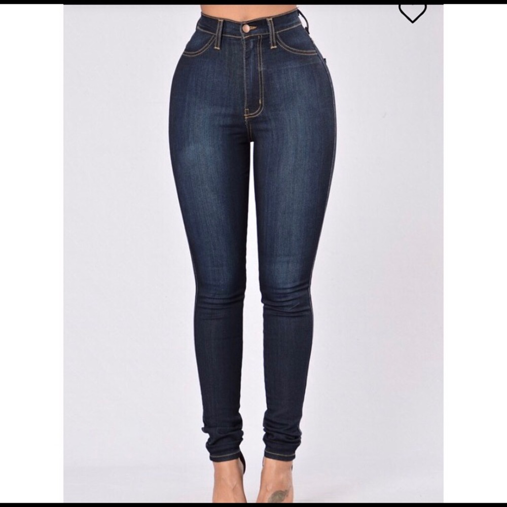 Fashion Nova super high waisted jeans
