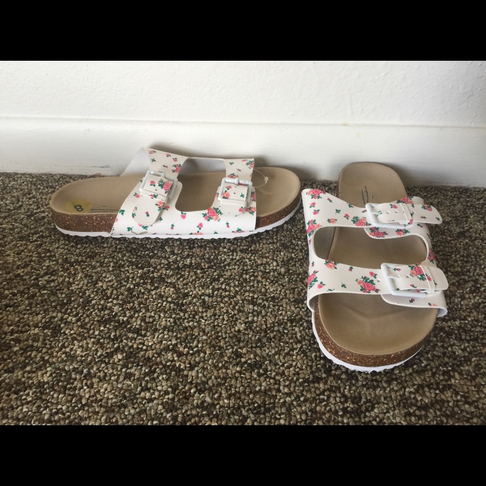 Floral sandals