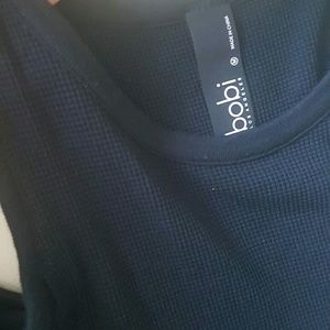 Bobi Tops - Bobi Black Waffle Weave Cold Shoulder Top Bobi Tops - Bobi Black Waffle Weave Cold Shoulder Top