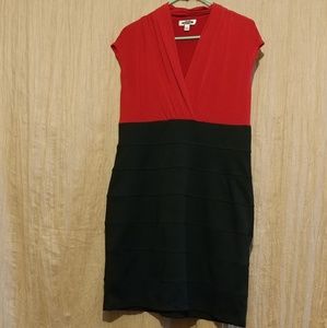 Intermission Red and Black Bandage Dress