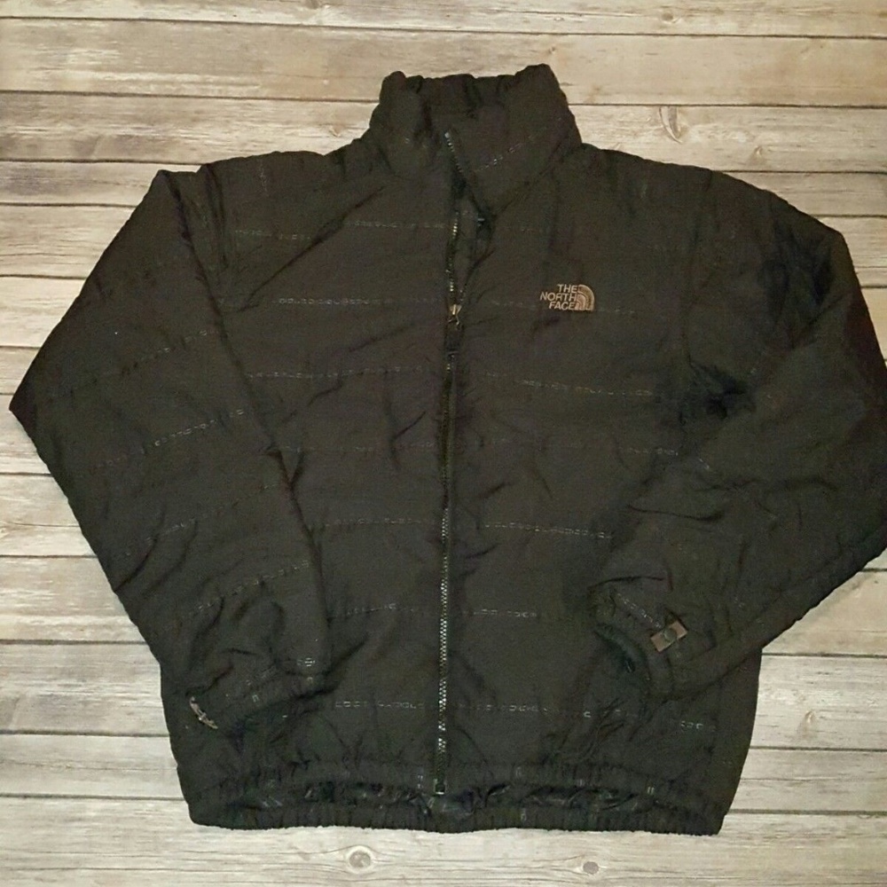 The North Face jacket black puff Medium