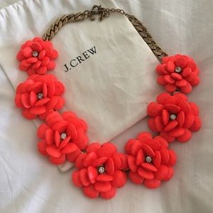 J.Crew retail Flower necklace/ bib