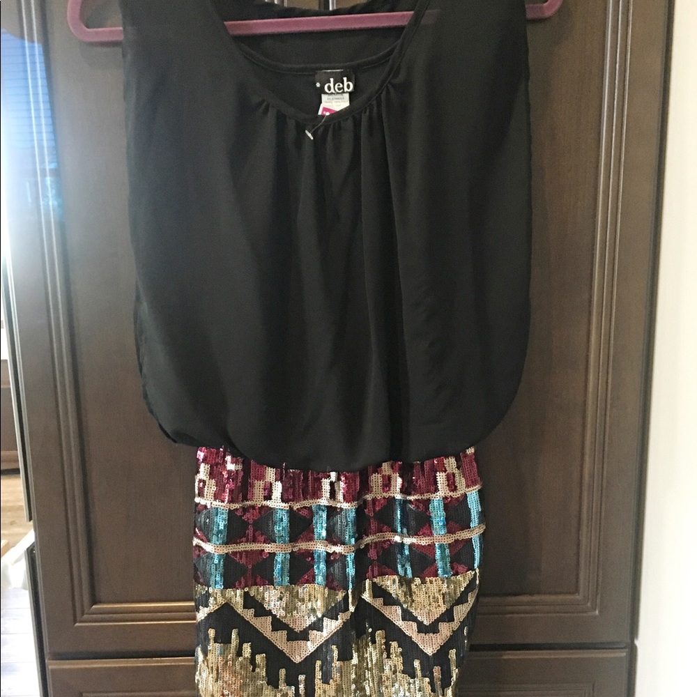 BRAND NEW: Deb sequin dress