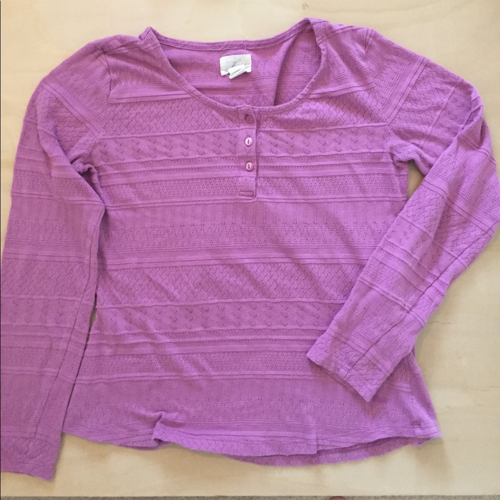 Purple Long Sleeve T