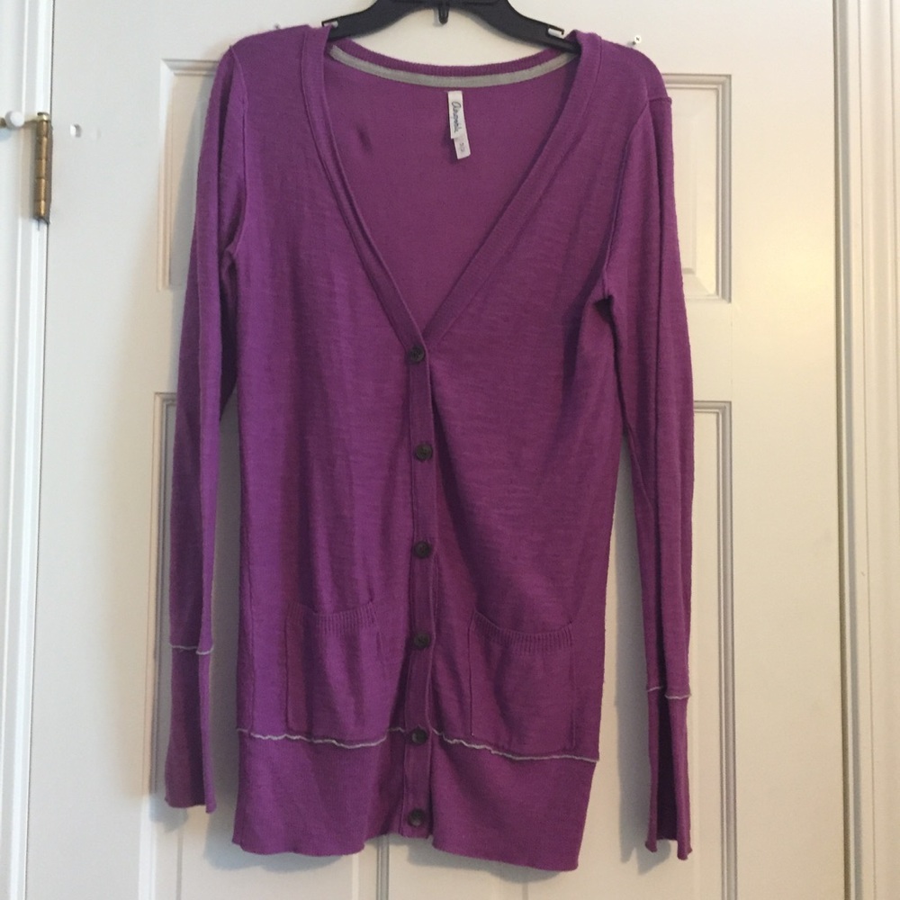 Purple Aeropostale Cardigan