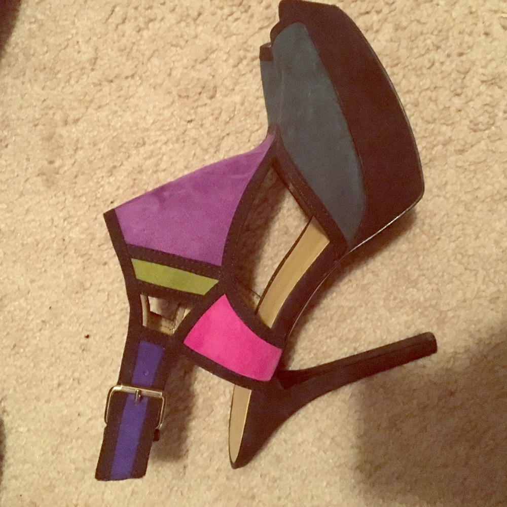 Nine west pump multi-color pumps