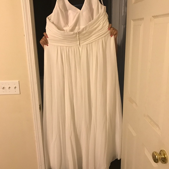 White Plus Size Wedding Dress - Picture 2 of 6