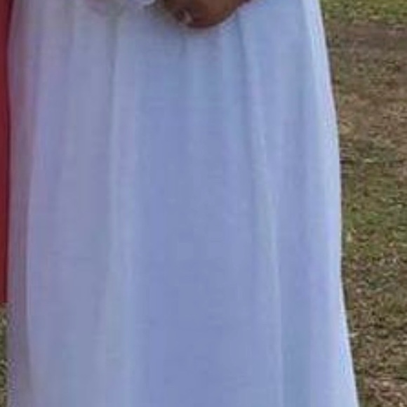 White Plus Size Wedding Dress - Picture 5 of 6