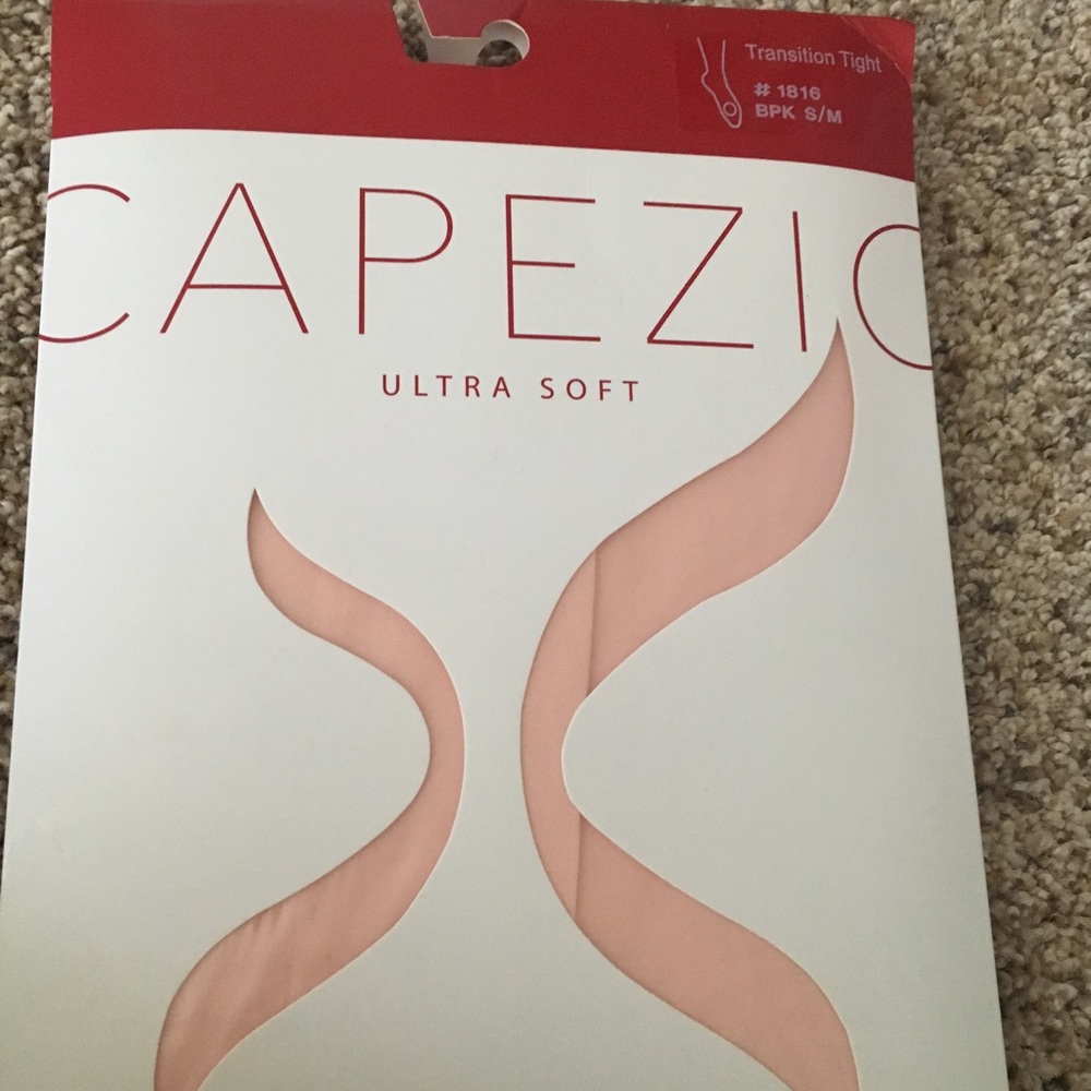 Capezio ballet transition tights  Pink, size S/M