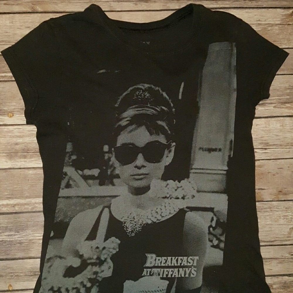 AUDREY HEPBURN BREAKFAST AT TIFFANY'S WOMENS BLACK