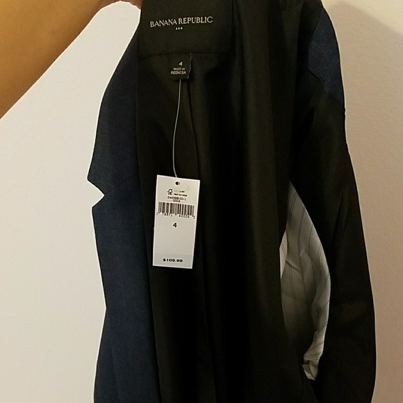 NWT Banana Republic Navy Blazer - Picture 6 of 8