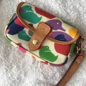 Dooney & Bourke multicolored wristlet