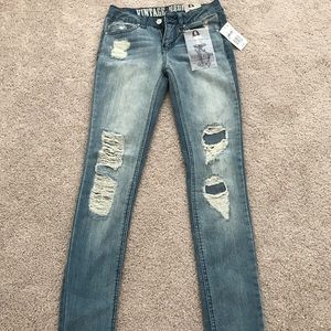 Vintage reunion skinny jeans