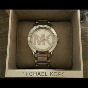Silver MK watch
