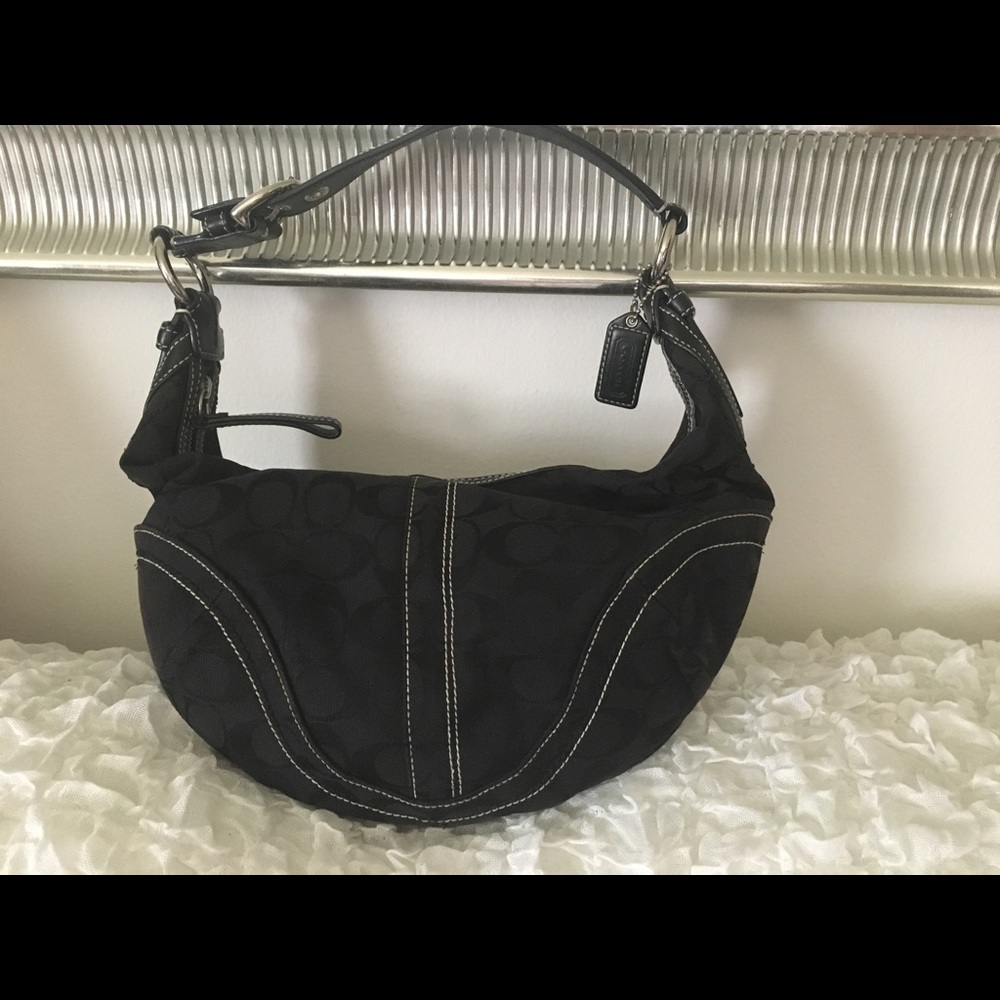 Authentic Coach signature satchel