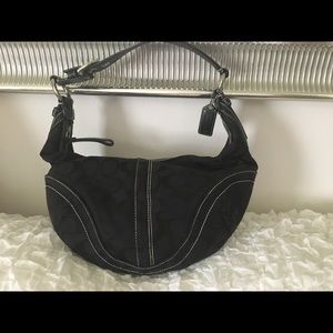 Authentic Coach signature satchel