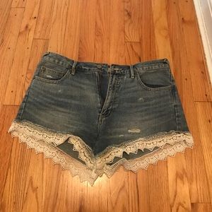 Free People Jean Shorts
