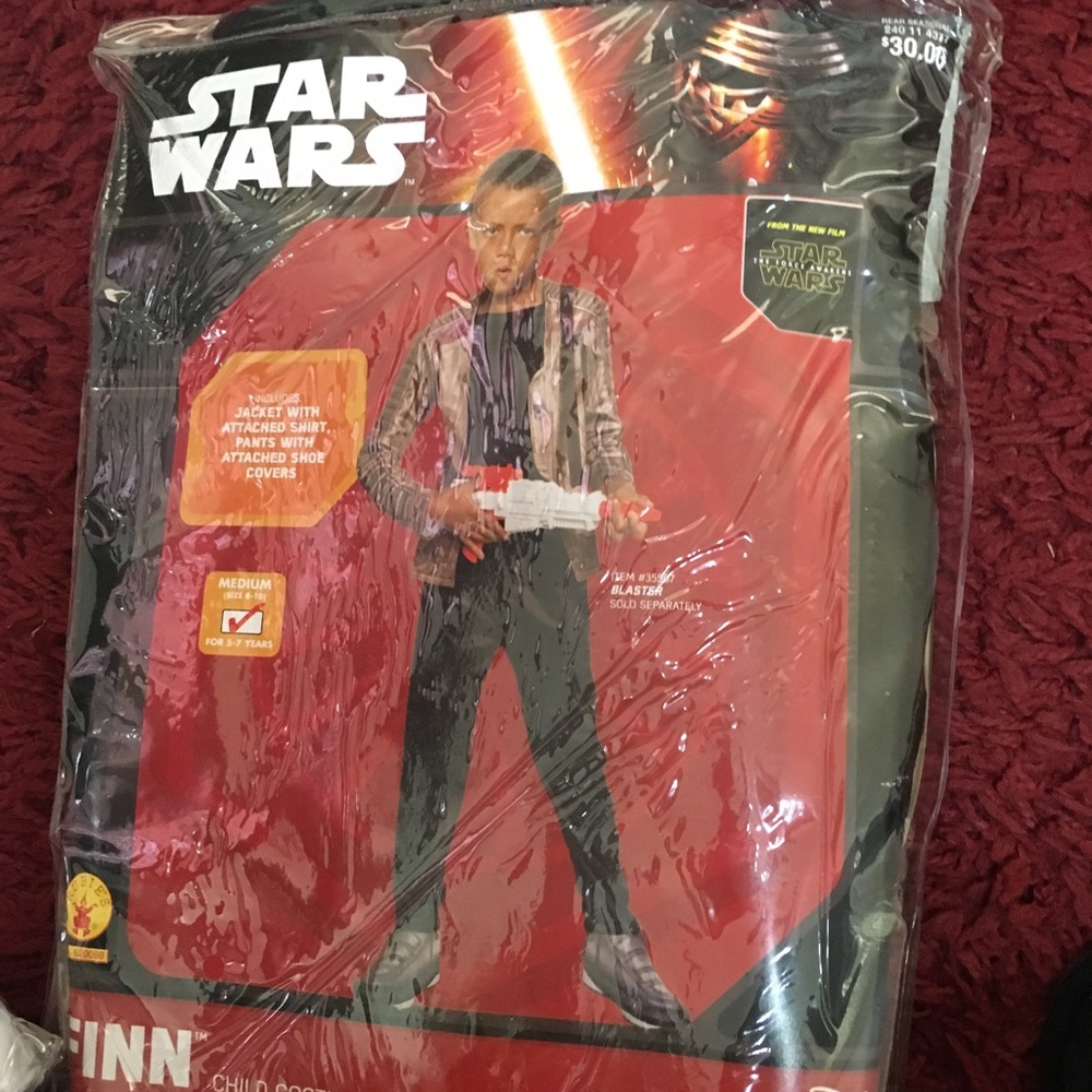 Child Star wars Finn Costume