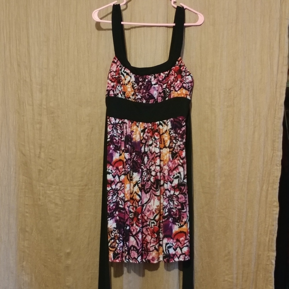 L❤VE floral patterned empire waist dress