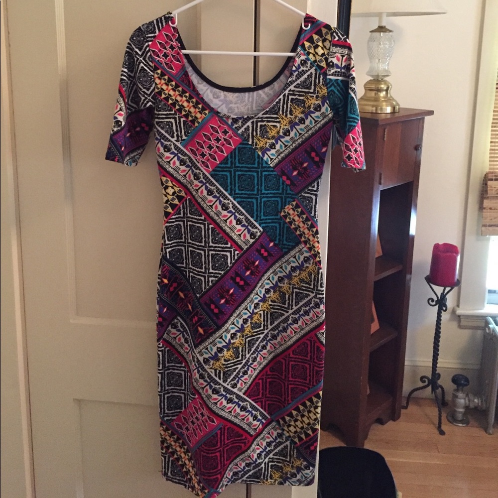 One of a kind dress-multicolored