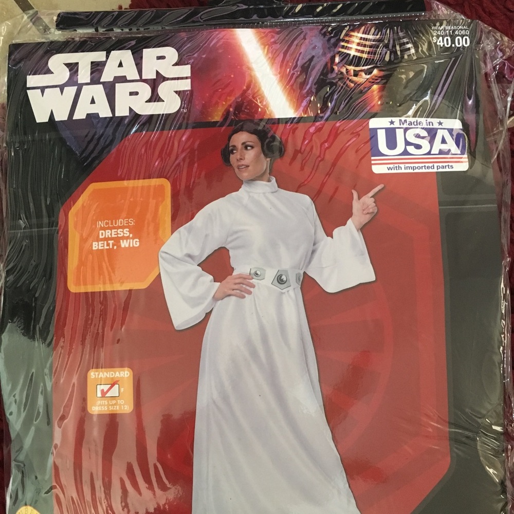 ❌sold❌Adult Star Wars Princess Leia Costume