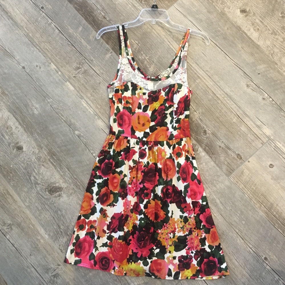 Floral print dress